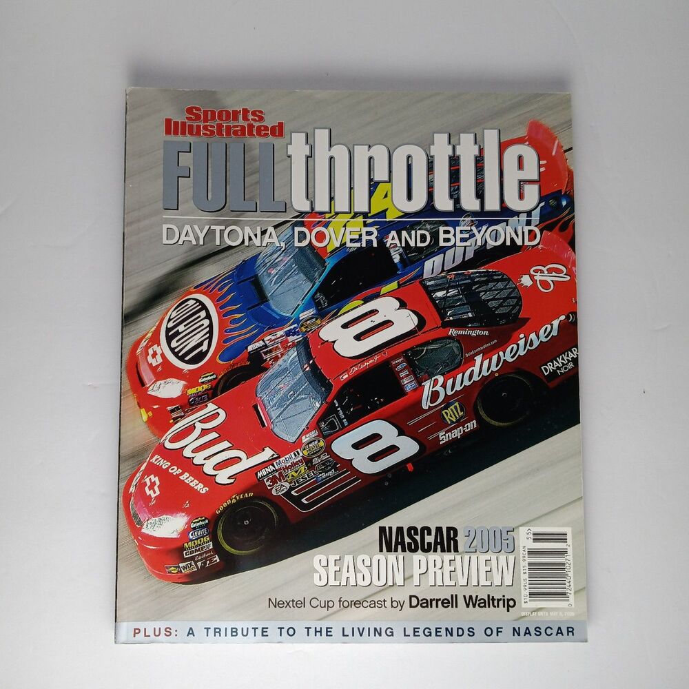 Sports Illustrated Full Throttle Nascar 2005 Season Preview Magazine